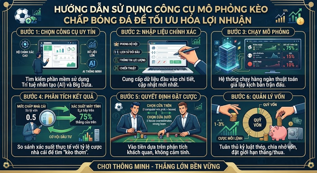 mô phỏng kèo chấp bóng đá